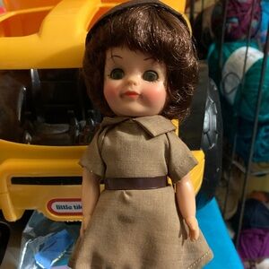 Vintage Effanbee 1960’s Brownies Doll With Hat In Uniform